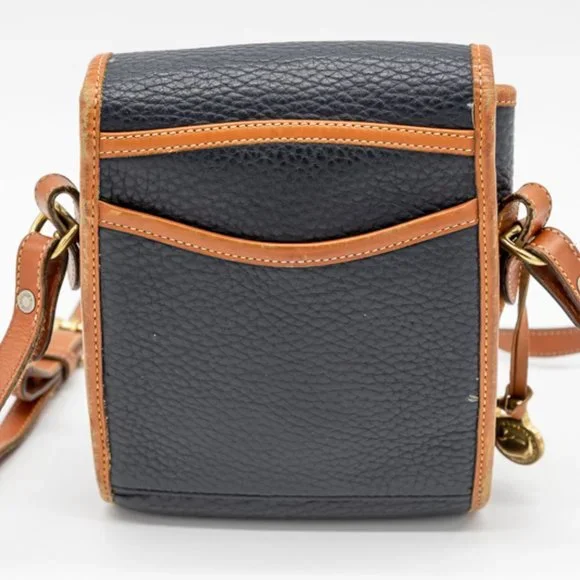 Dooney & Bourke crossbody black and brown leather purse - Picture 3 of 13